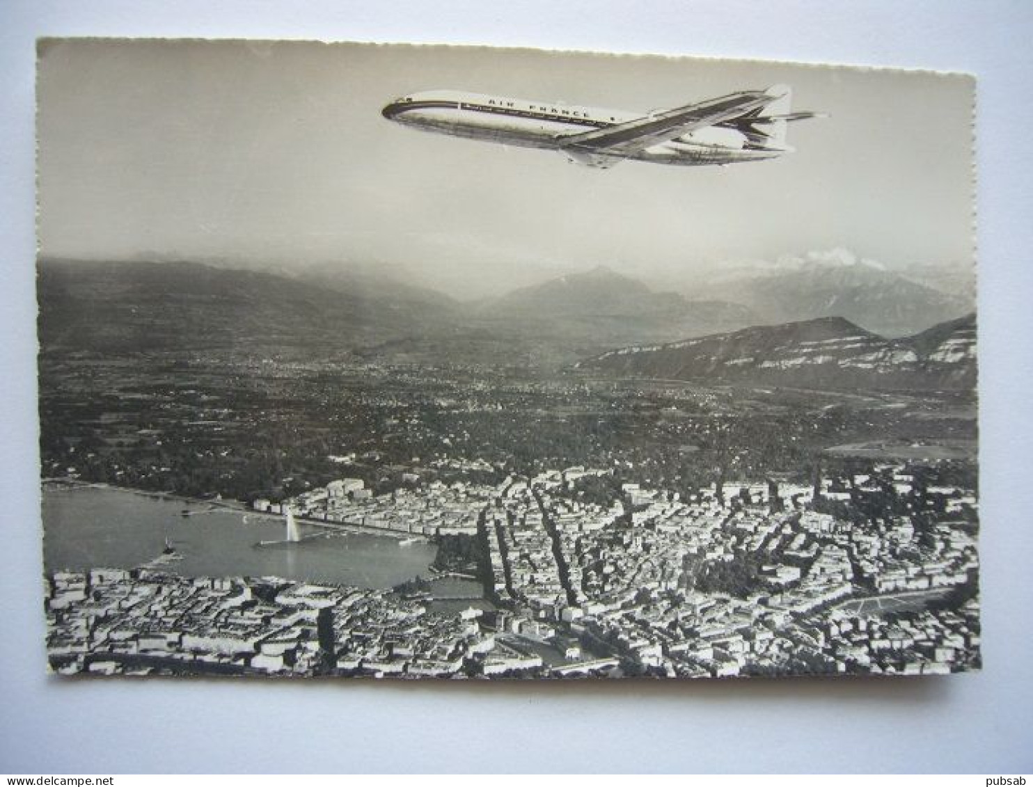 Avion / Airplane / AIR FRANCE / Caravelle / Seen Over Geneva - 1946-....: Ere Moderne