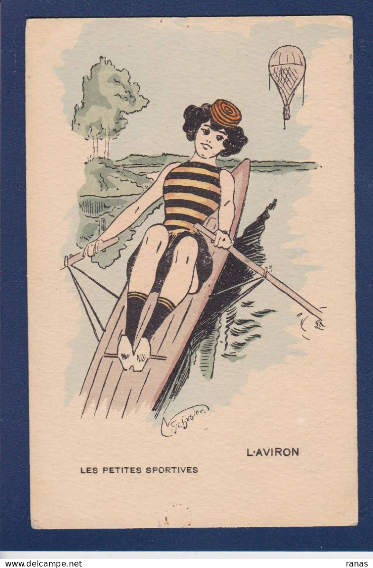 CPA Aviron Femme Woman Non Circulée - Rudersport