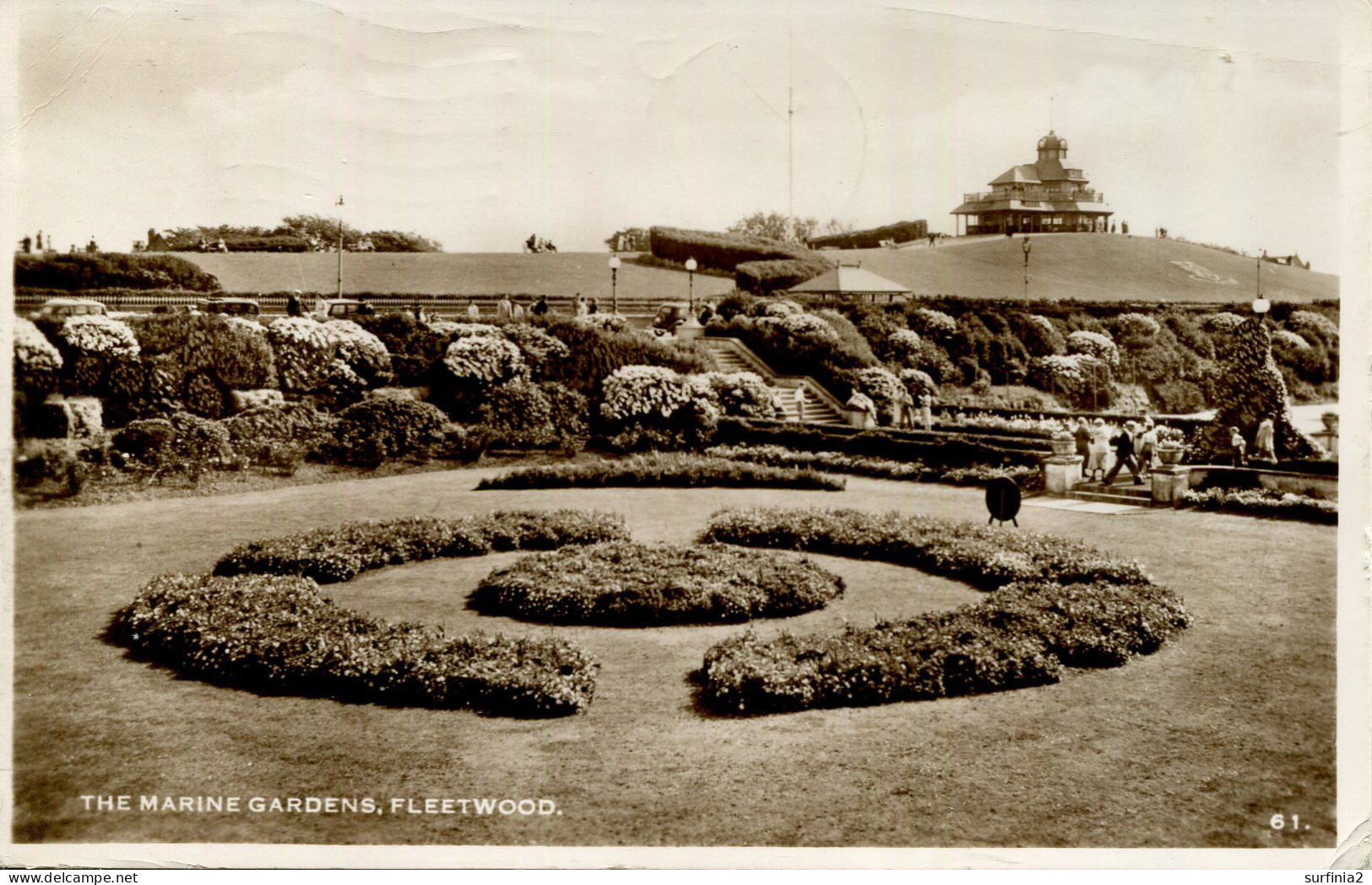 LANCS - FLEETWOOD - THE MARINE GARDENS RP   La4416 - Autres & Non Classés