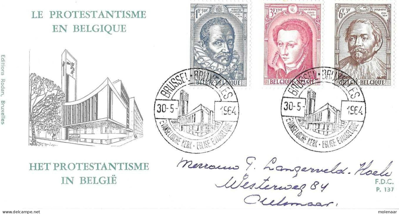 Postzegels > Europa > België > 1951-... > 1961-1970 > Brief Met No. 1353-1355 (17022) - Lettres & Documents