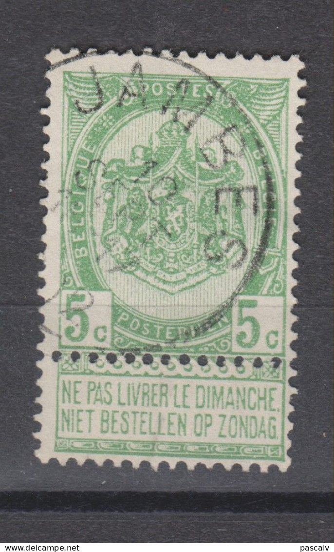 COB 56 Oblitération Centrale JAMBES - 1893-1907 Wappen