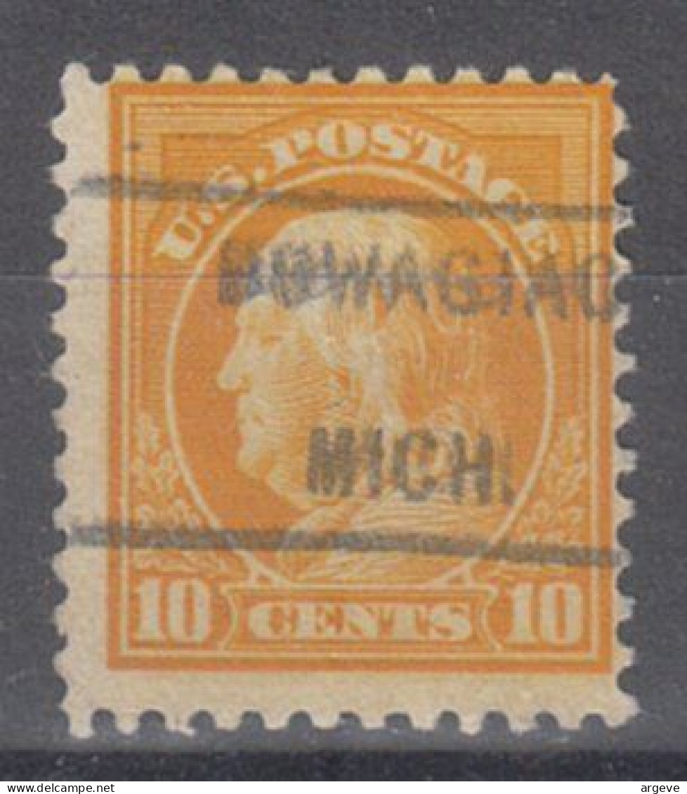 USA Precancel Vorausentwertungen Preo Locals Michigan, Dowagiac 1917-461 - Preobliterati