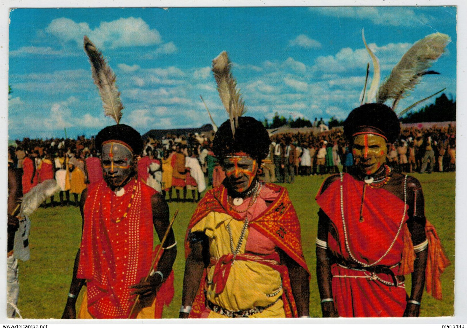 KENYA    KIKUYU   DANCERS       (VIAGGIATA) - Kenya