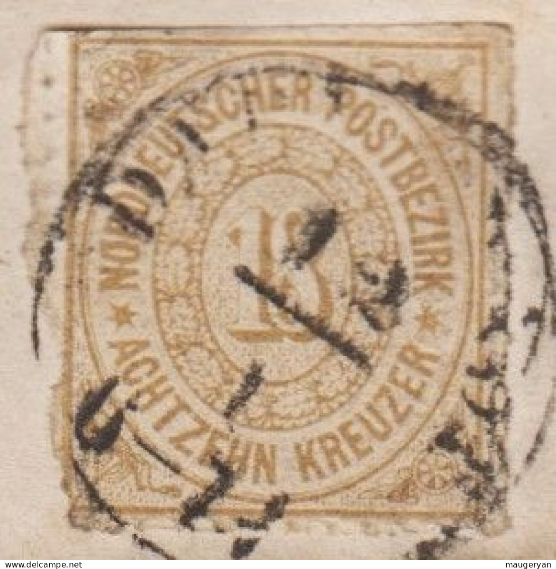 Conf. Allemagne Du Nord - Lettre Pour Londres - Storia Postale