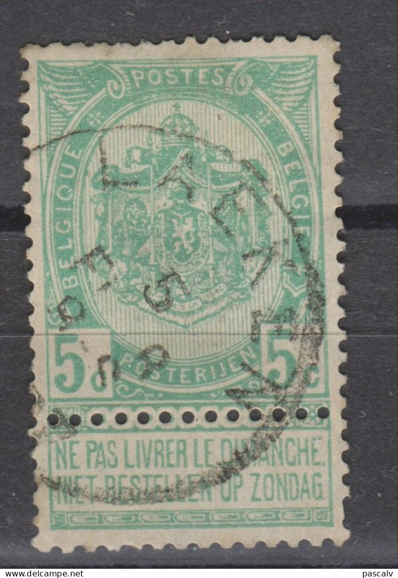 COB 56 Oblitération Centrale LAEKEN - 1893-1907 Coat Of Arms