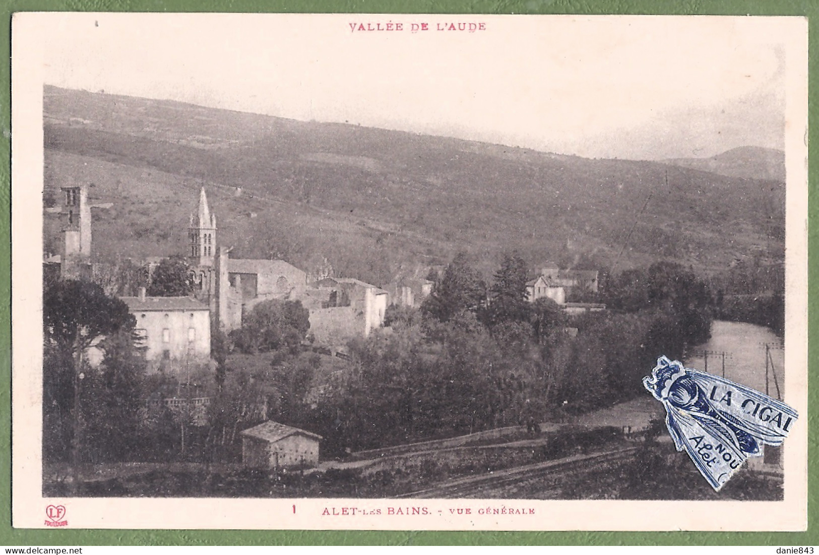 CPA - AUDE - ALET LES BAINS - VUE GÉNÉRALE - Autres & Non Classés