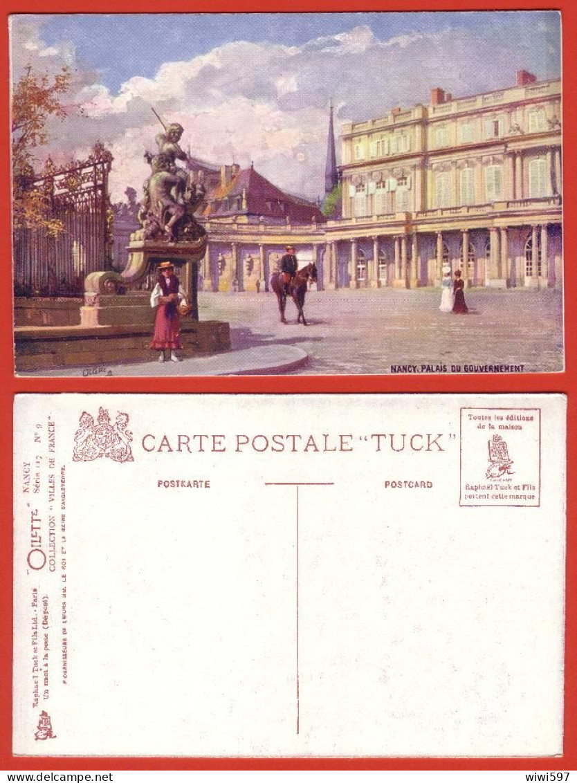 CARTE POSTALE  FANTAISIE - ILLUSTRATEUR -  OILETTE - NANCY - PALAIS DU GOUVERNEMENT - Otros & Sin Clasificación