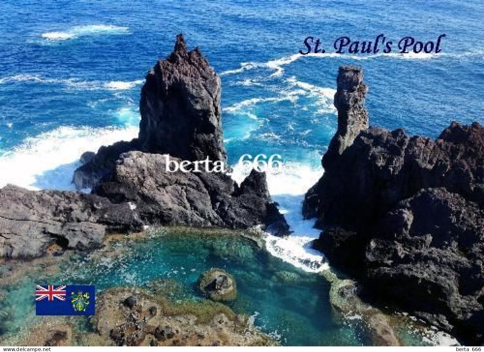 Pitcairn Island St. Paul's Pool New Postcard - Islas Pitcairn