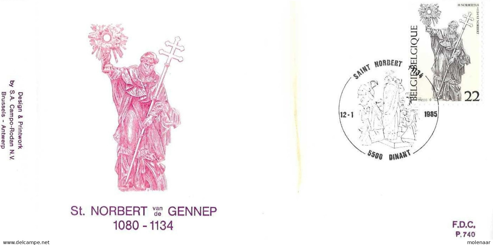 Postzegels > Europa > België > FDC > 1971-1980 > FDC Met No. 2212 (17023) - 1971-1980