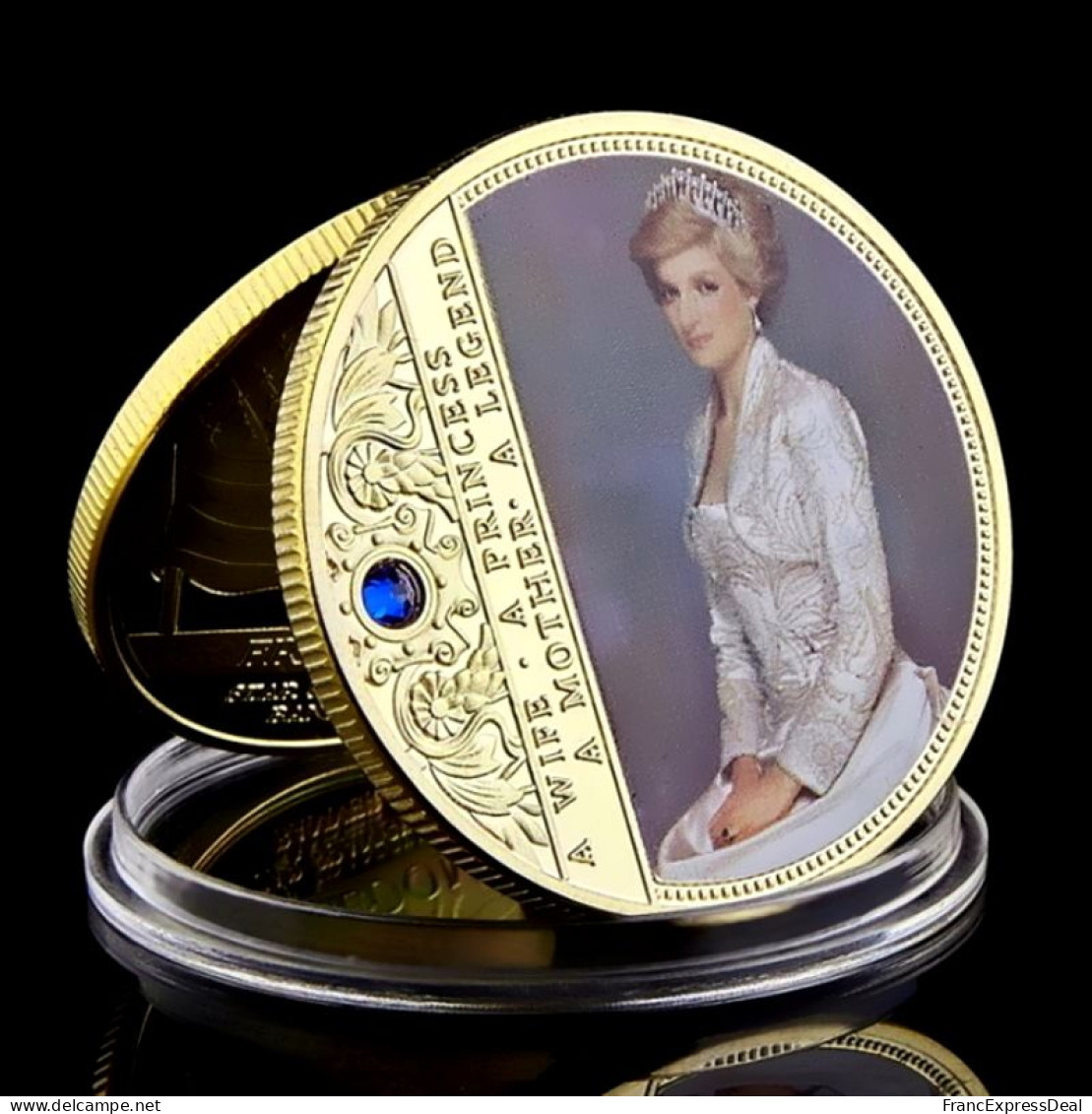 Pièce Médaille NEUVE Plaquée Or - Lady Diana Princesse Diana - Sonstige & Ohne Zuordnung