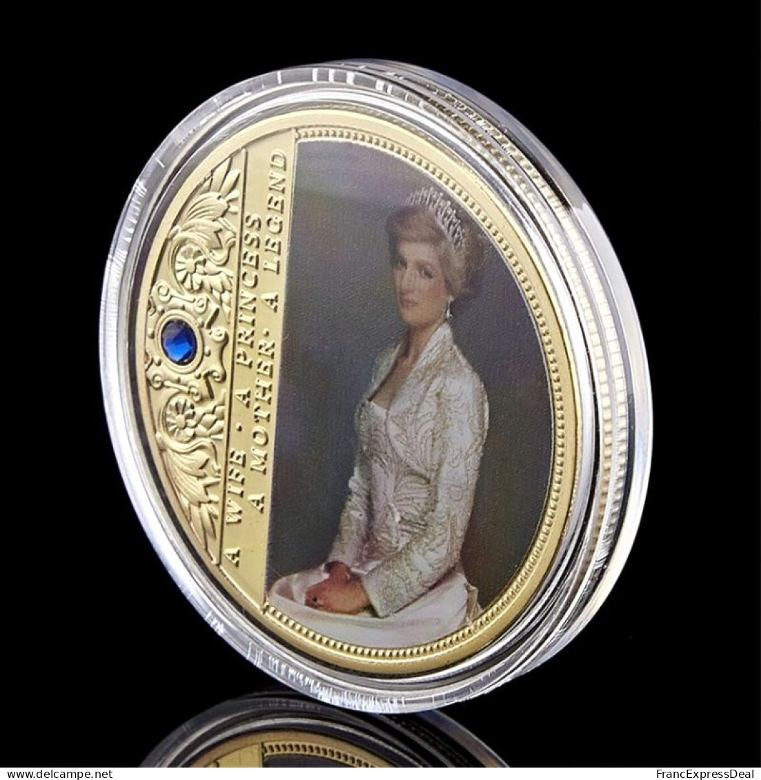 Pièce Médaille NEUVE plaquée Or - Lady Diana Princesse Diana