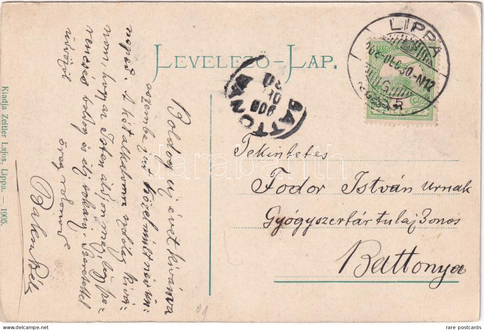 Lipova 1908 - Romania