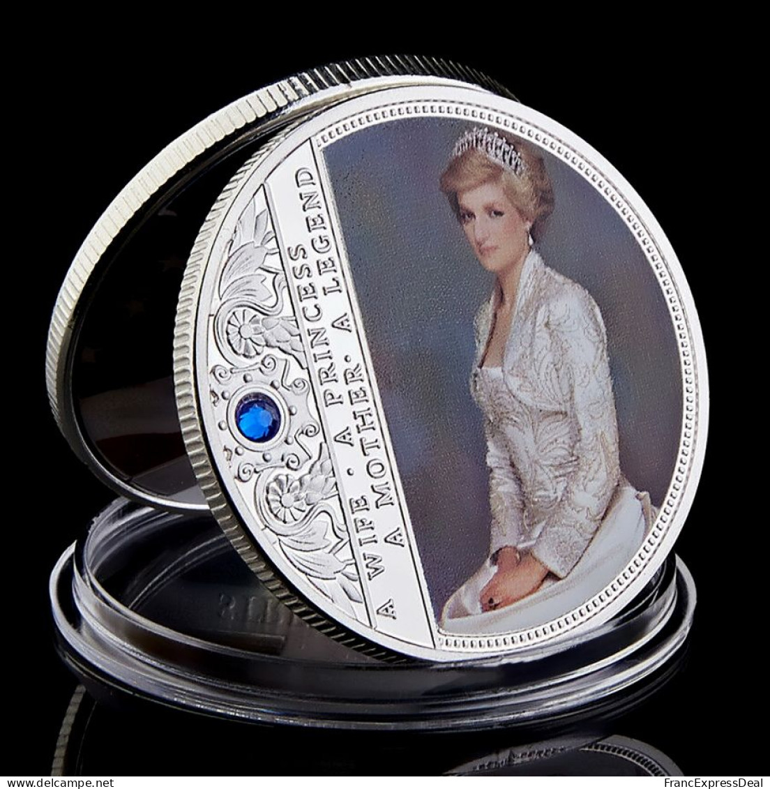 Pièce Médaille NEUVE Plaquée Argent - Lady Diana Princesse Diana - Autres & Non Classés