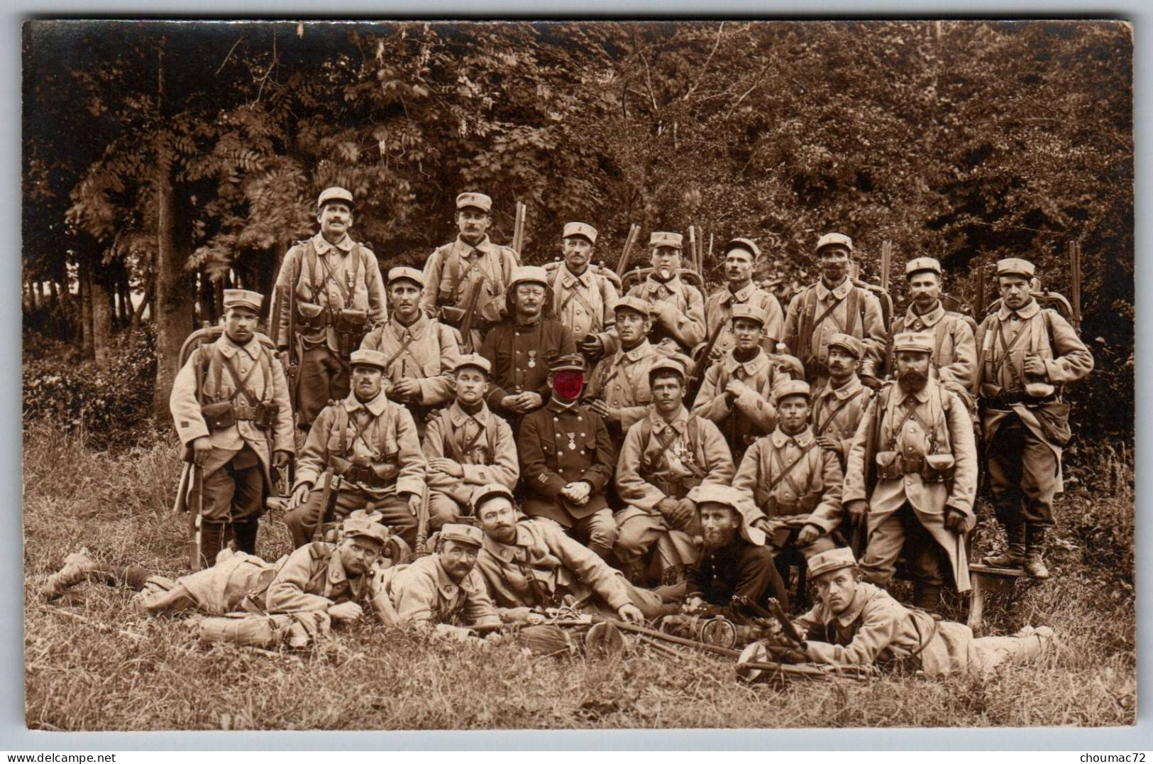 WW1 310, Carte Photo, 2e RIC Régiment D'Infanterie Coloniale - Guerre 1914-18