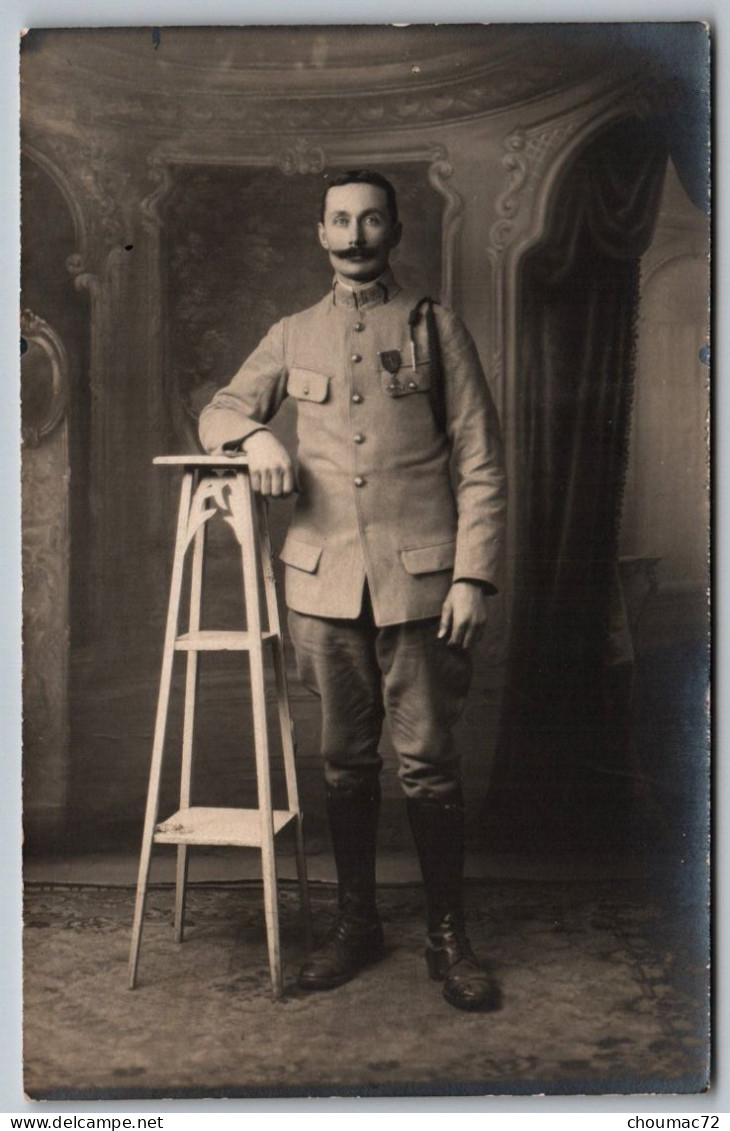 WW1 298, Carte Photo, 134e RI Régiment D'Infanterie, Croix De Guerre Avec Une Citation - Guerre 1914-18