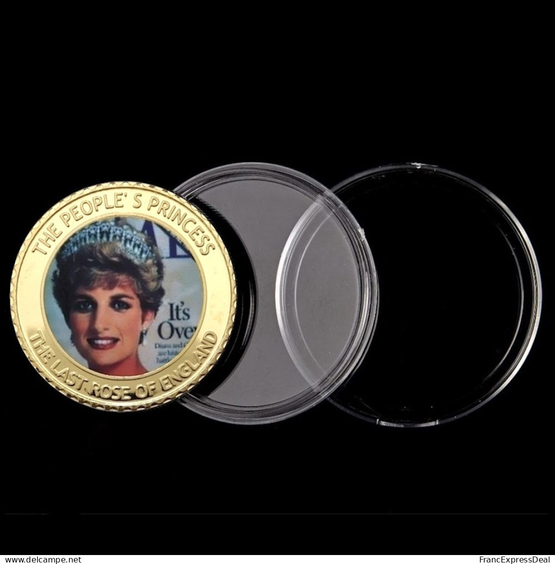 Pièce Médaille NEUVE Plaquée Or - Lady Diana Princesse Diana - Autres & Non Classés