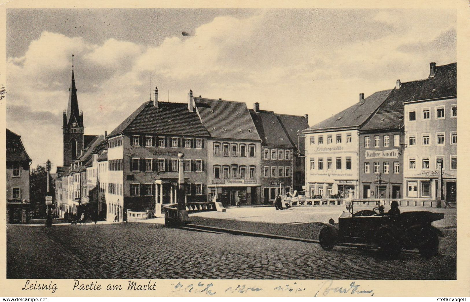 Leisnig, Gel. 1940   Markt - Leisnig