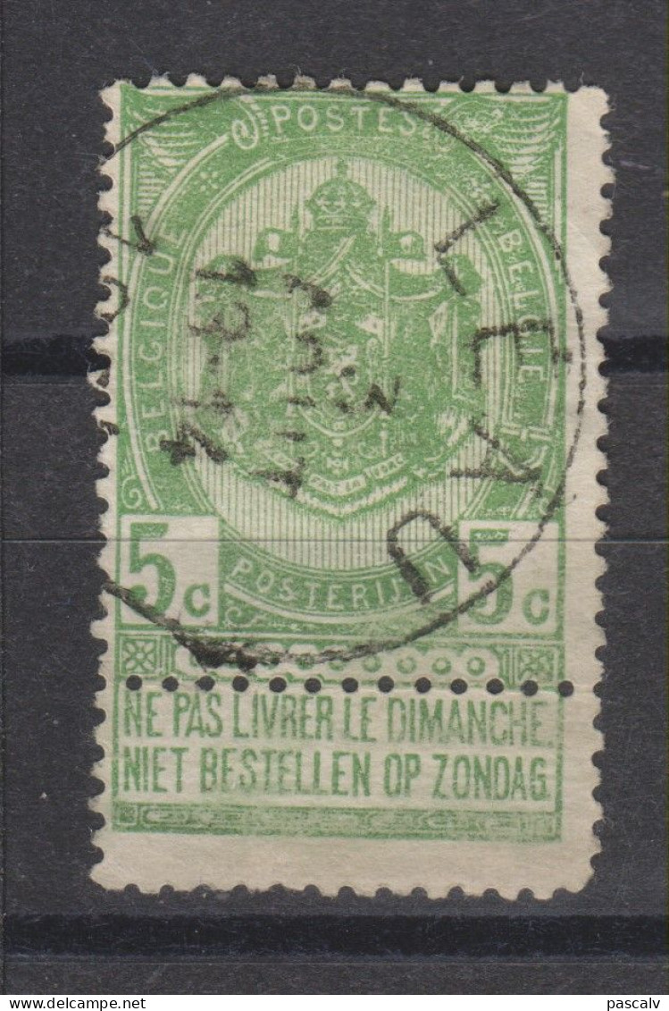 COB 56 Oblitération Centrale LEAU - 1893-1907 Wappen