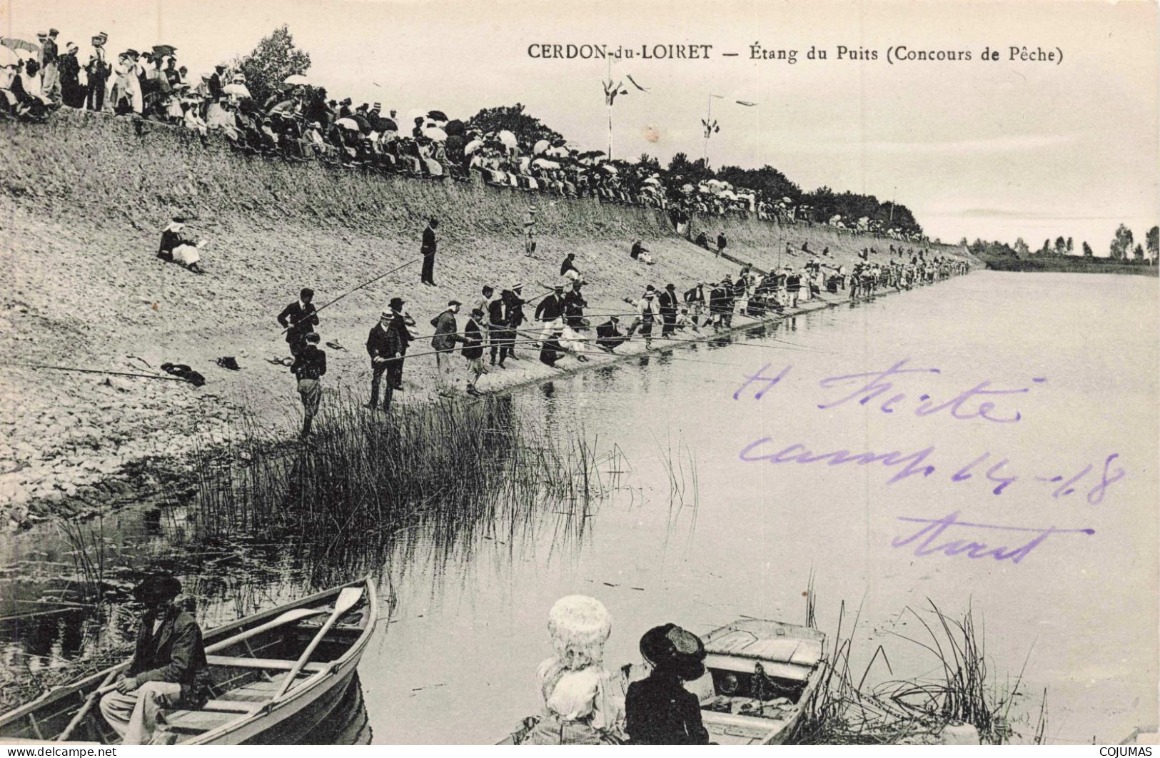 45 - CERDON DU LOIRET _S28442_ Etang Du Puits Concours De Pêche - Autres & Non Classés