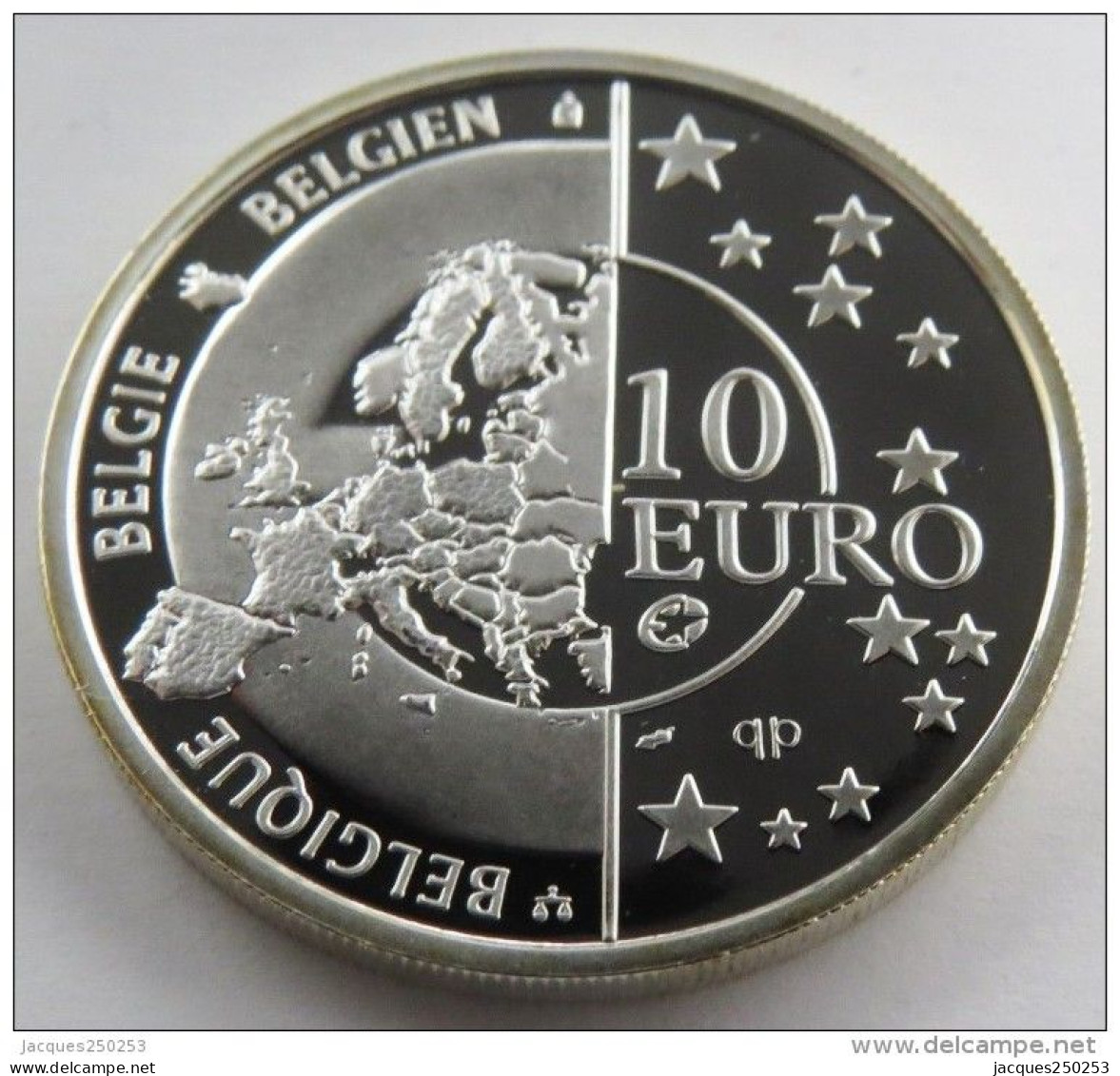 10 Euro Argent 2005 Paix Et Liberté PROOF En Capsule - Belgique