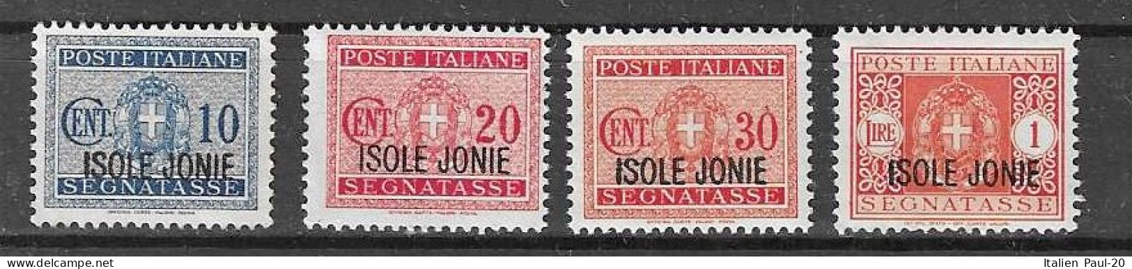 Italien/Ionische Inseln - Selt. Postfrische Serie Aus 1941 - Michel PM 1/4! - Sonstige & Ohne Zuordnung