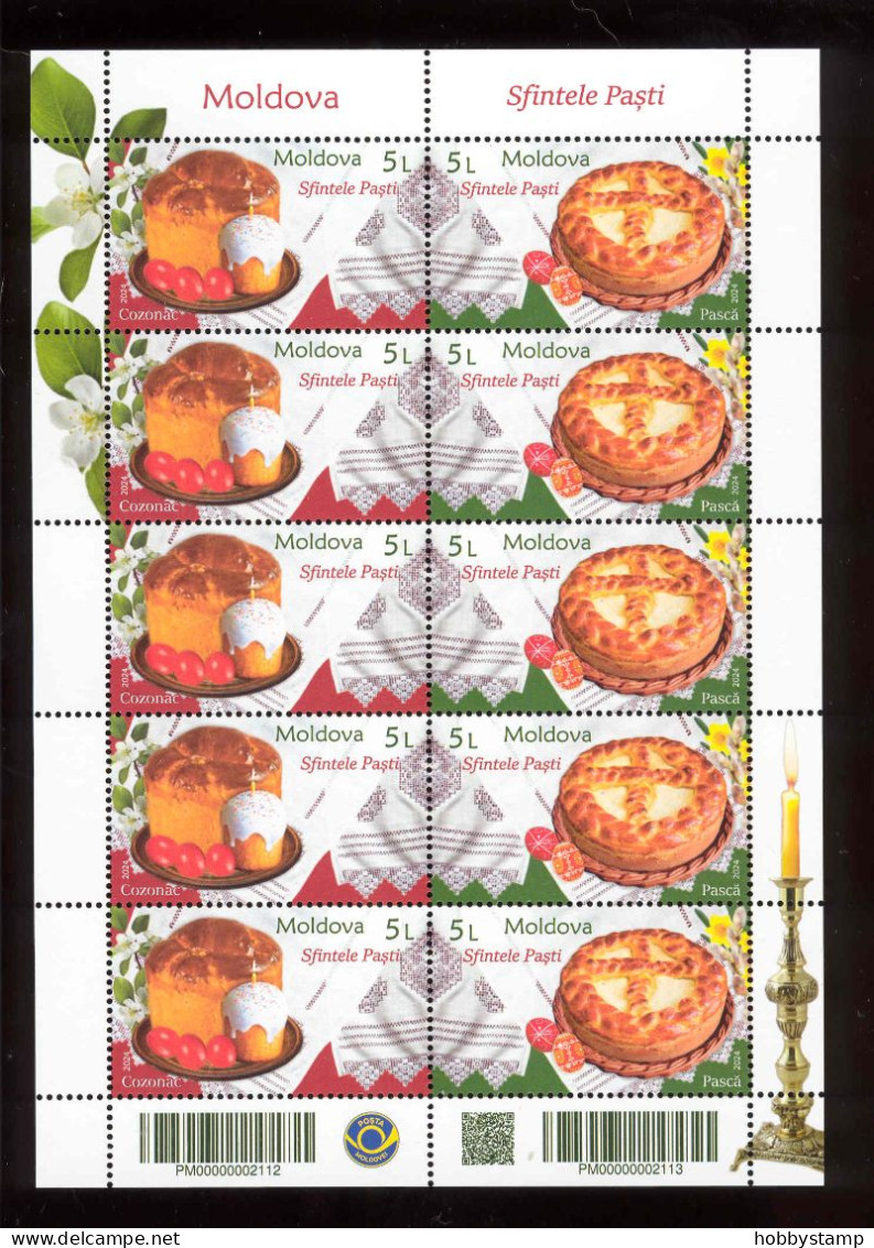 Moldova 2024 Holy Easter Sheet**MNH - Moldova