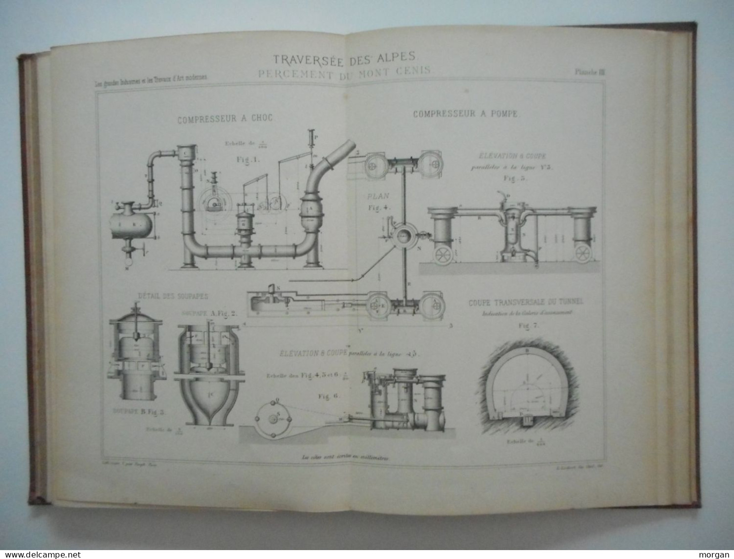 CANAL DE SUEZ, LOCOMOTIVES, PONTS, TUNNELS, TRAVAUX D'ART, LEON RUEFF, ANCIEN, GRANDES INDUSTRIES