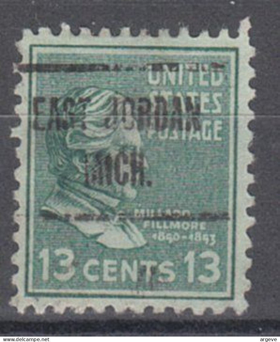 USA Precancel Vorausentwertungen Preo Locals Michigan, East Jordan 723 - Precancels