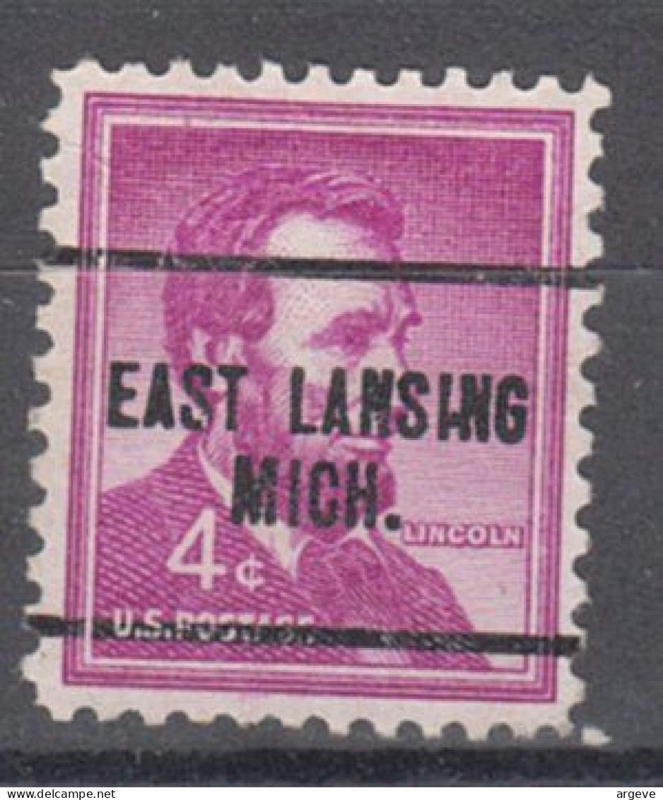 USA Precancel Vorausentwertungen Preo Locals Michigan, East Lansing 259 - Precancels