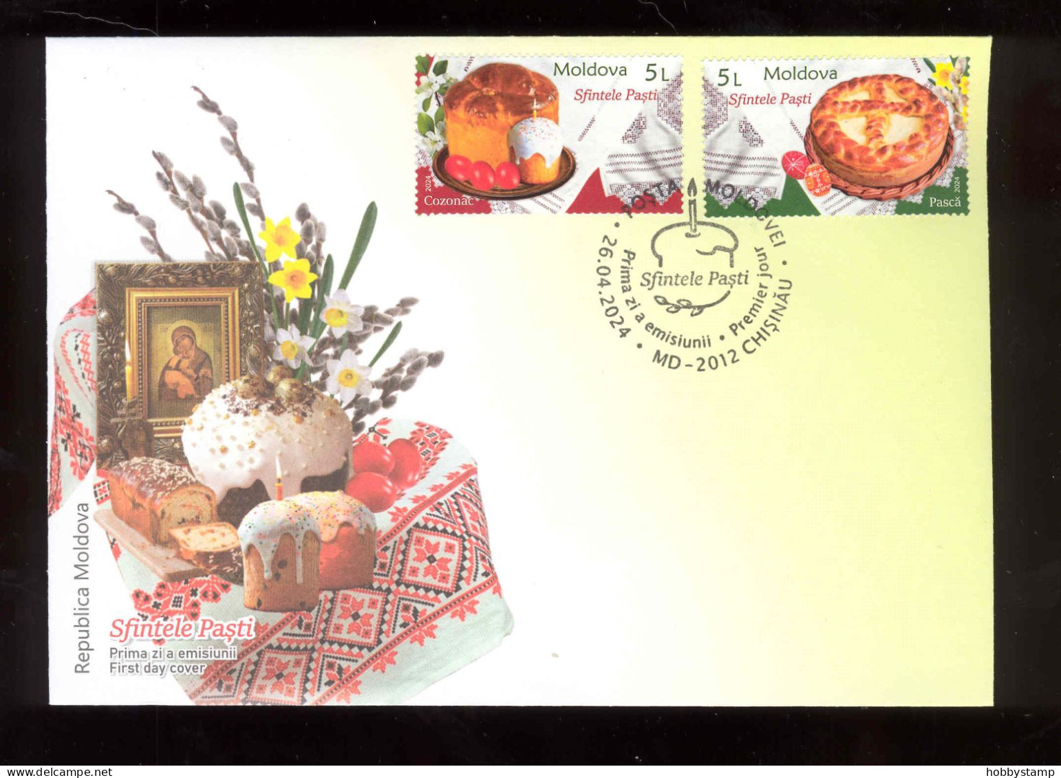 Moldova 2024 Holy Easter FDC - Moldavia