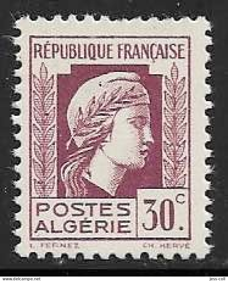 Yvert 210 30 C Lilas - * - Unused Stamps