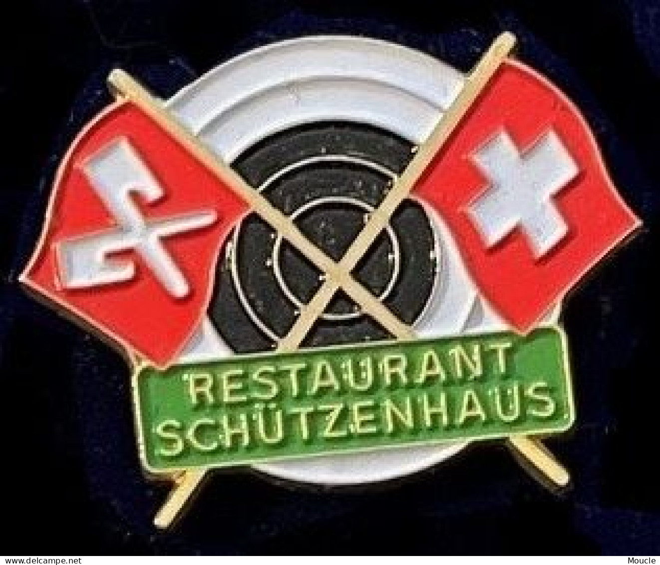 SOCIETE DE TIR - ARME - GUN - FUSIL - CIBLE - RESTAURANT SCHÜTZENHAUS - STAND DE TIR - VERT - SUISSE - SCHWEIZ -   (34) - Altri & Non Classificati