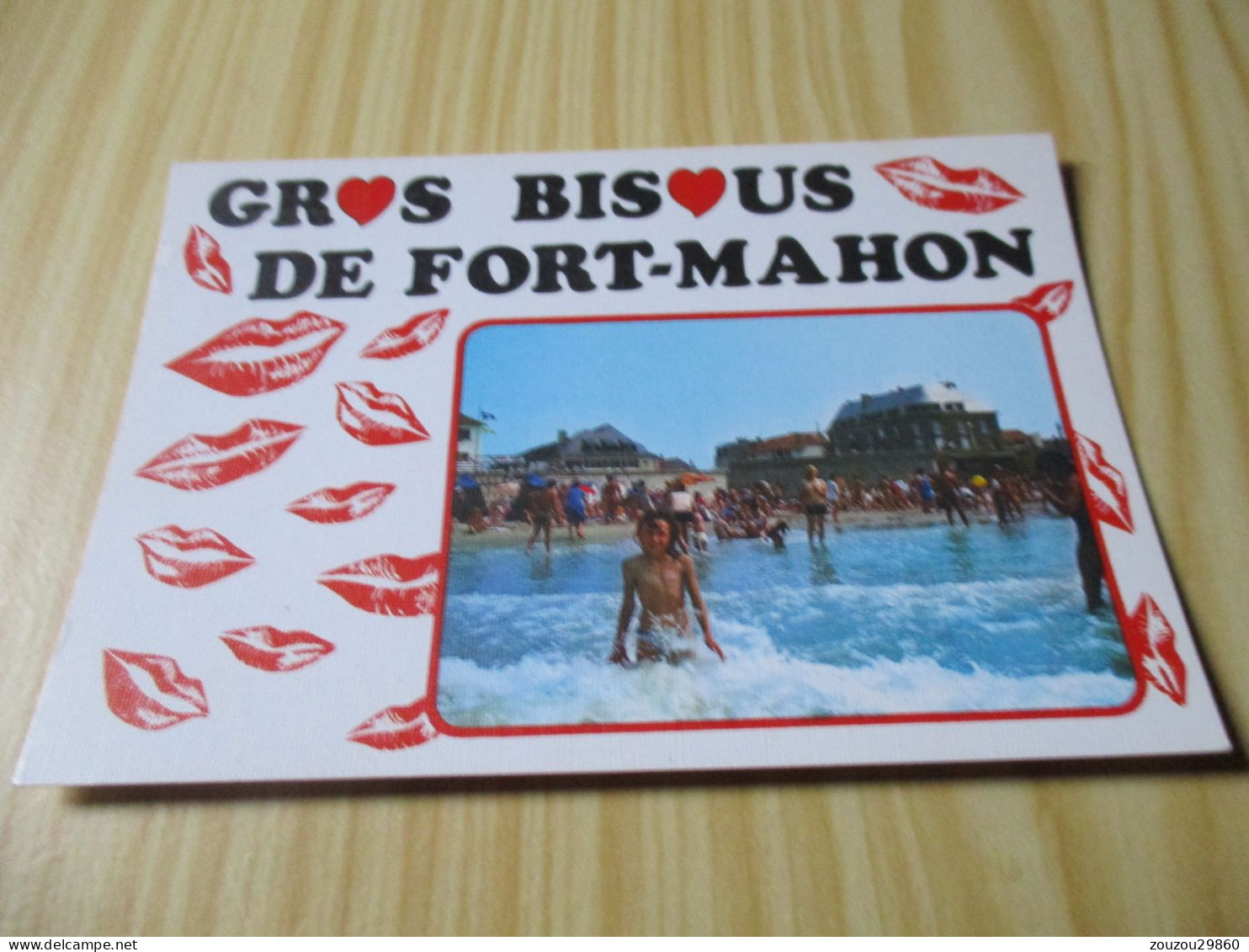 Fort-Mahon-Plage (80).Les Plaisirs De La Baignade - Carte Animée. - Fort Mahon