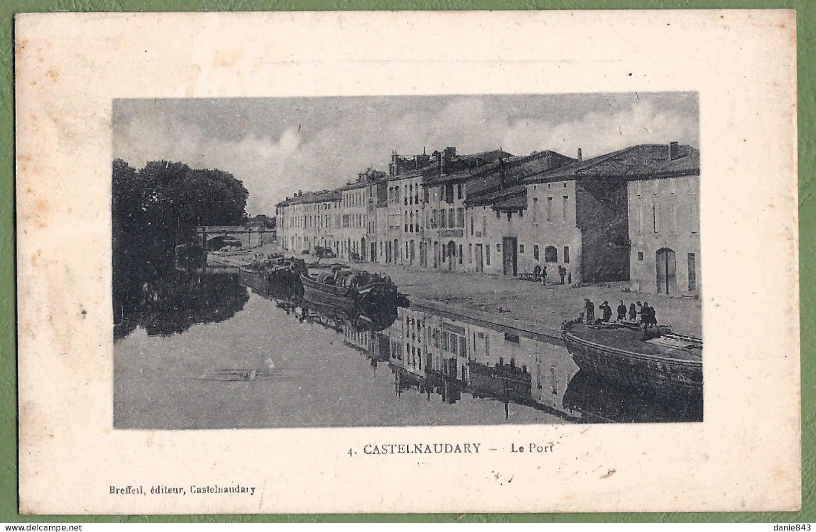 CPA - AUDE - CASTELNAUDARY - LE PORT - Animation, Gabare Ou Péniches à Quai - Castelnaudary