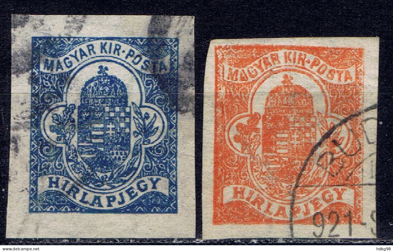 H+ Ungarn 19.. Mi Xx Zeitungsmarken - Used Stamps