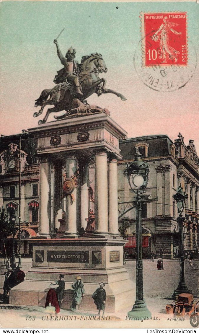 FRANCE - Clermont Ferrand - Vercingétorix - Statue - Animé - Colorisé - Carte Postale Ancienne - Clermont Ferrand