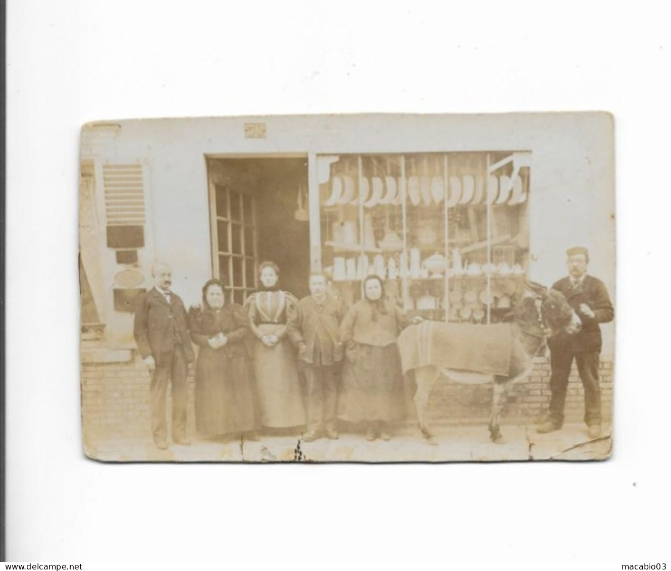 Photo Originale Cartonnée  Ancien Commerce - Profesiones