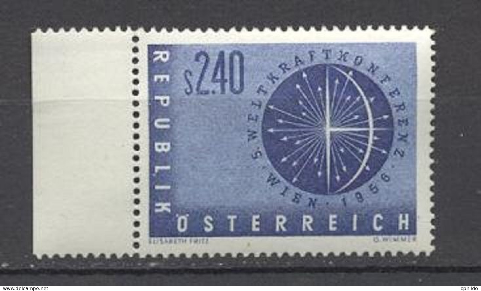 Autriche 859 * * TB Cote 18 Euro énergie - Unused Stamps