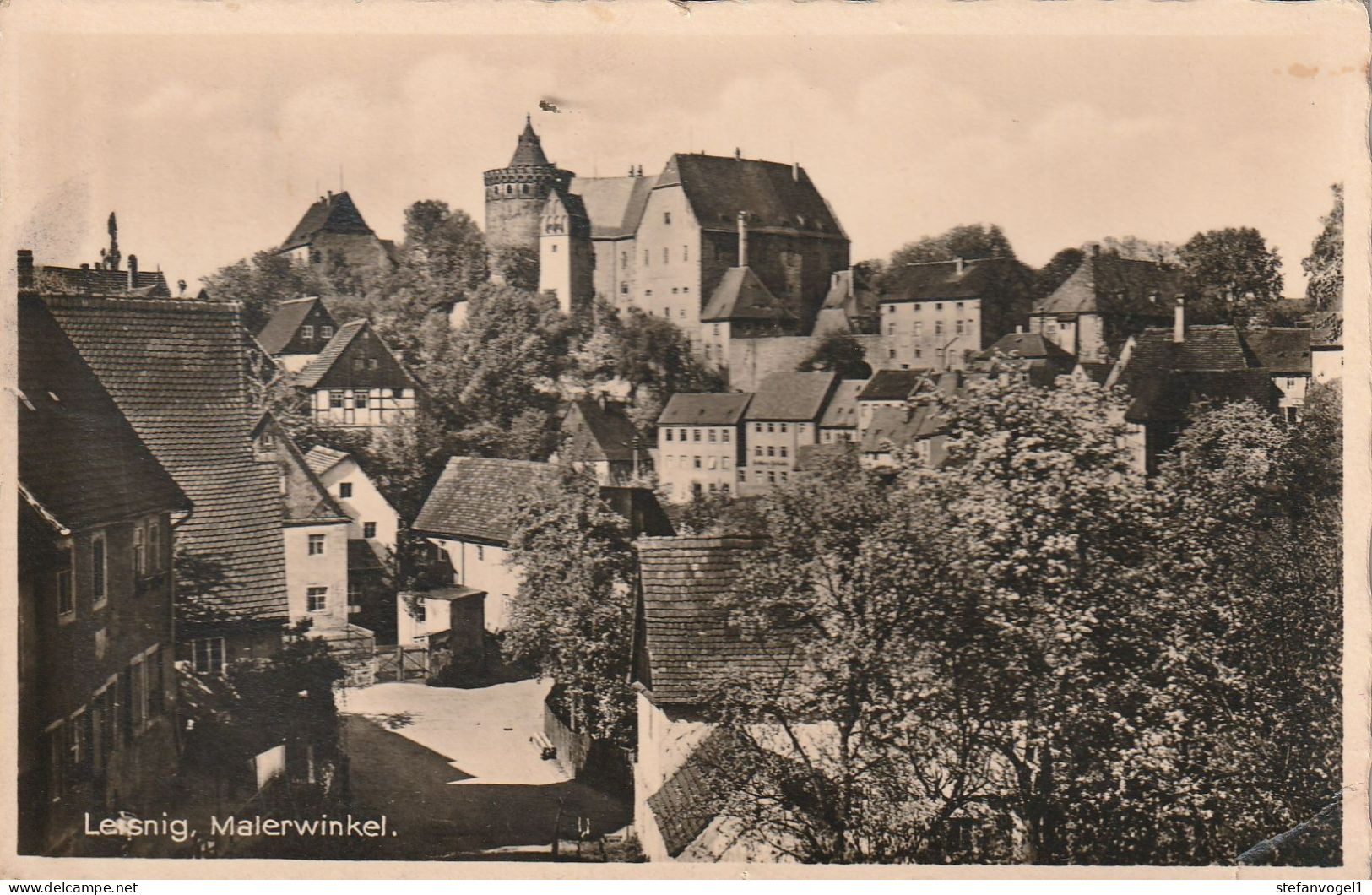Leisnig, Gel. 1941  Malerwinkel - Leisnig
