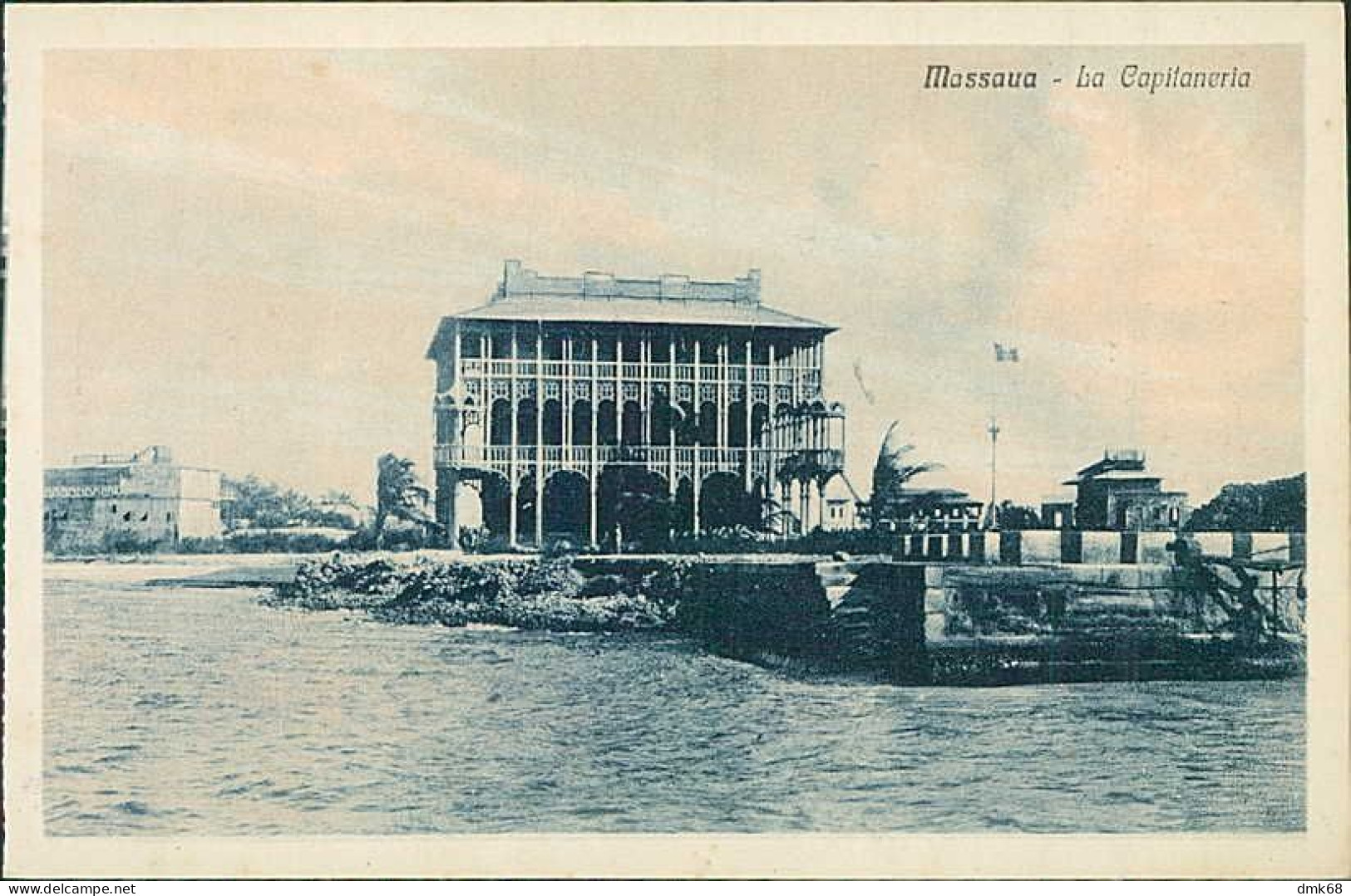 AFRICA - ERITREA - MASSAWA / MASSAUA - LA CAPITANERIA - ED. FIORETTI 1920s (12532) - Erythrée