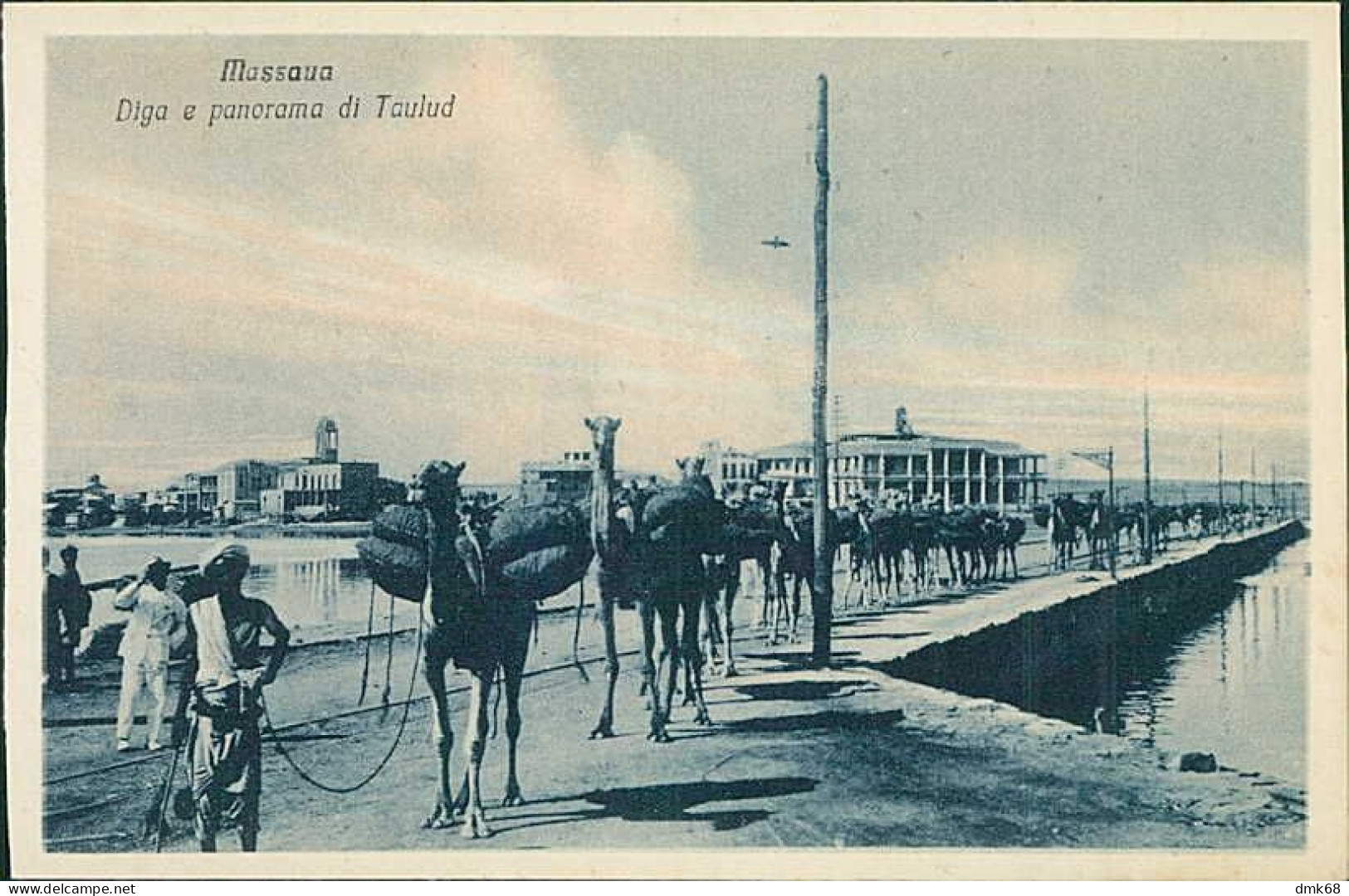 AFRICA - ERITREA - MASSAWA / MASSAUA - DIGA E PANORAMA DI TAULUD - ED. FIORETTI 1920s (12534) - Eritrea