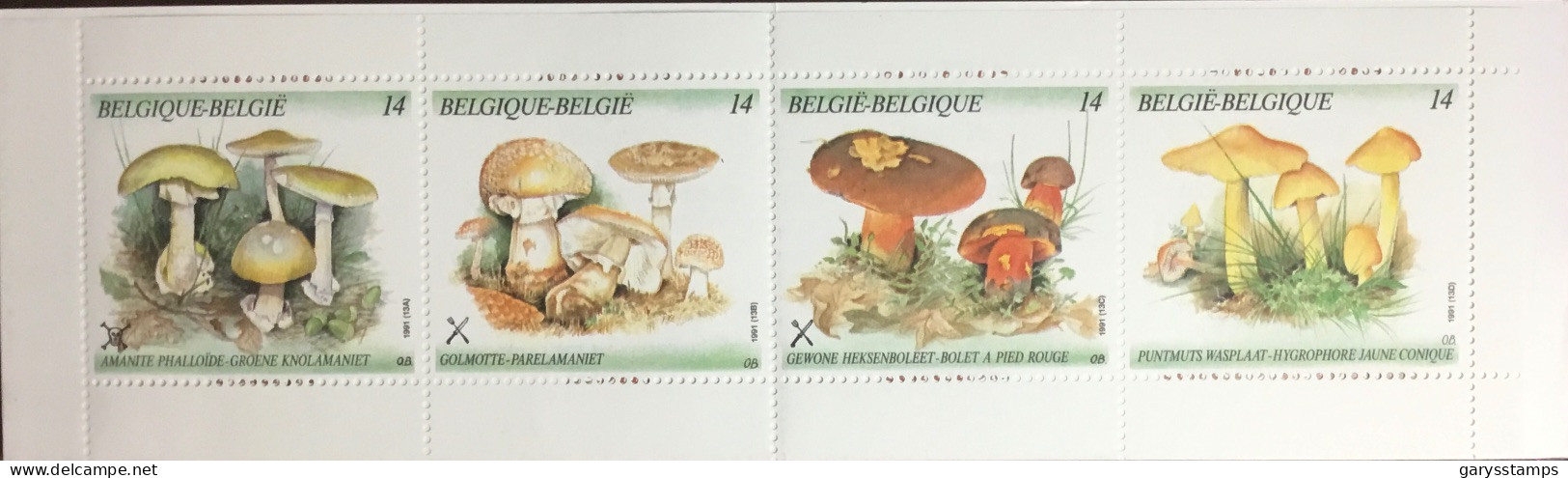 Belgium 1991 Mushrooms Booklet Unused - Funghi