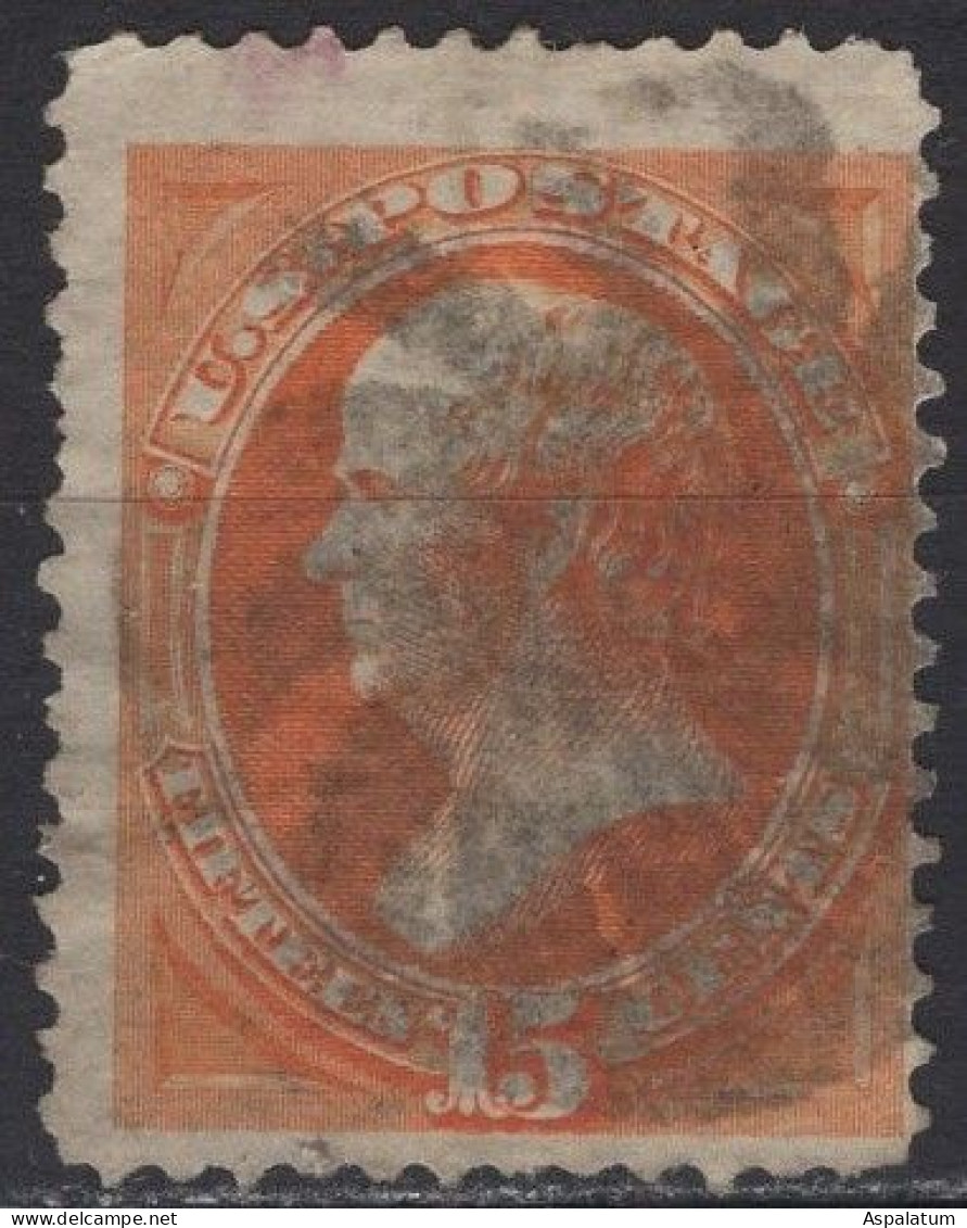 USA - Definitive - 15 C - Daniel Webster - Mi 43 / SC 163 - 1873 - Usati