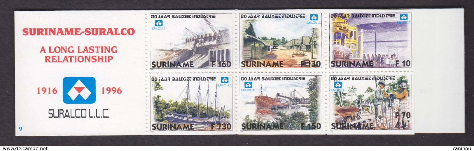 SURINAM CARNET BAUXITE 1996 NEUF SANS CHARNIERE - Surinam