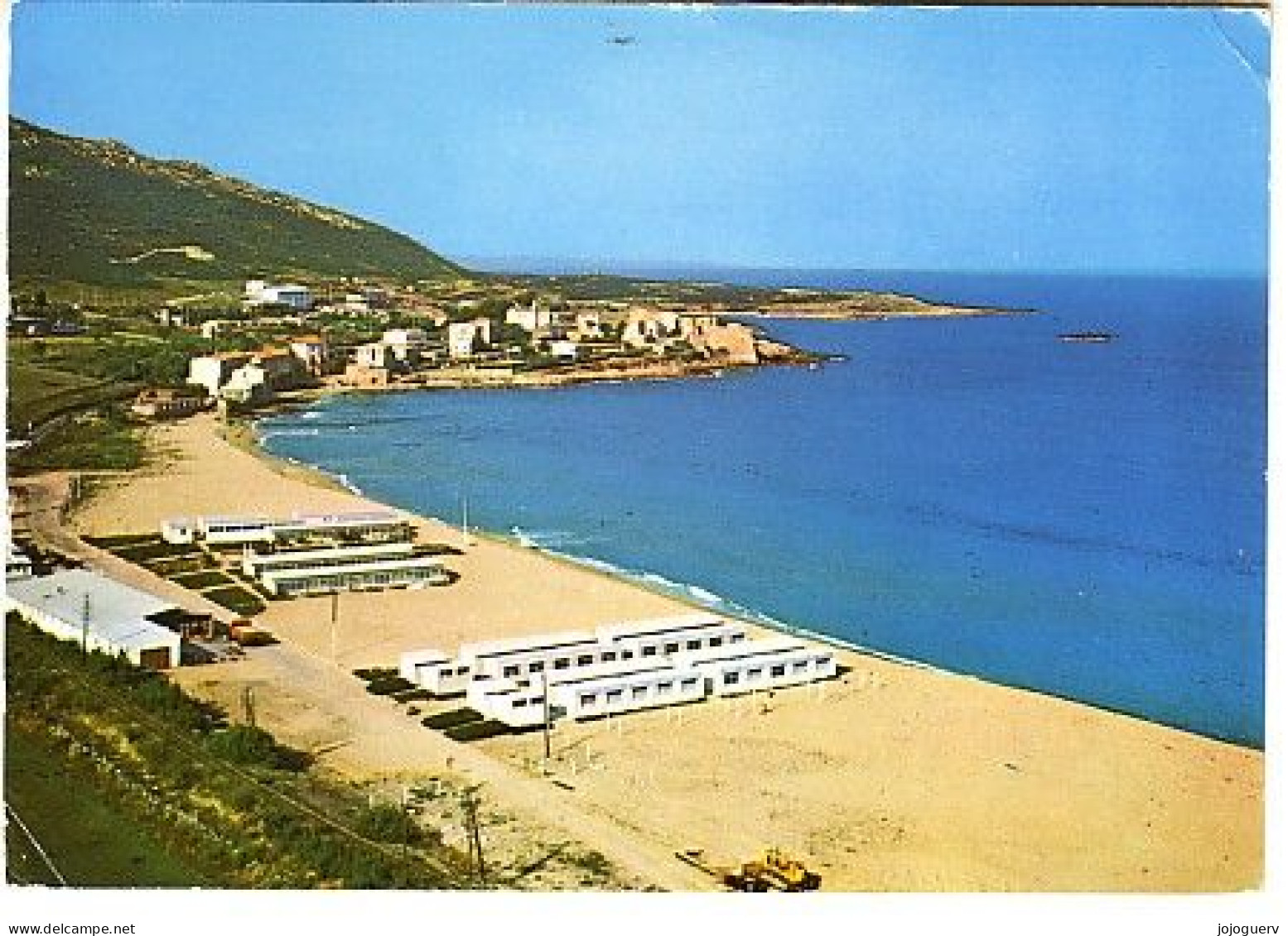 Algajola ( Corse) L'escale Et Le Village , Timbrée En 1970 - Ajaccio