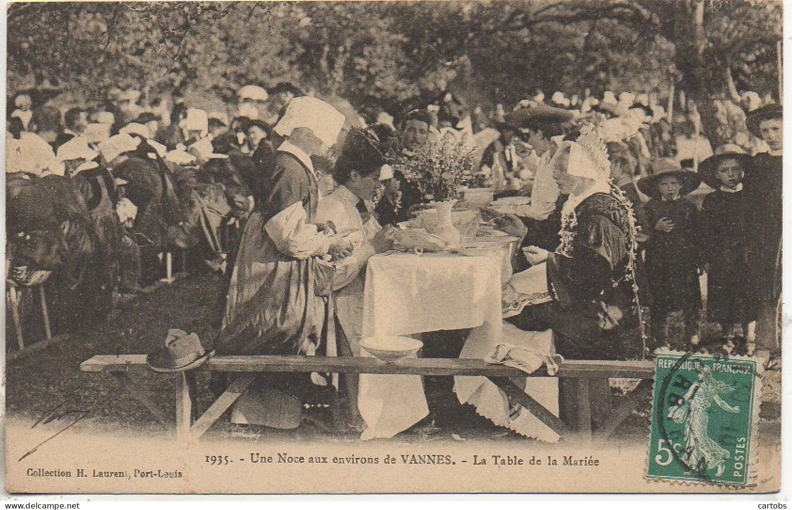 56 Une Noce Aux Environs De VANNES - La Table De La Mariée - Vannes