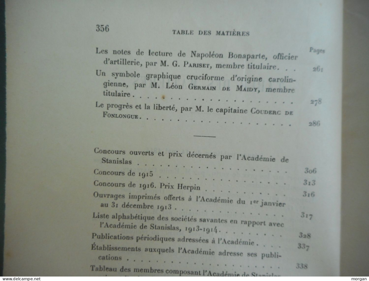 LORRAINE - 1913 / 1914 - MEMOIRES DE L'ACADEMIE DE STANISLAS, SOMMAIRE EN IMAGES, BLAMONT, NANCY - Lorraine - Vosges