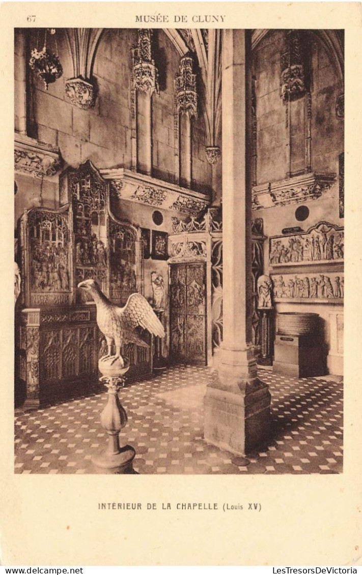 FRANCE - Musée De Cluny - Vue à L'intérieur De La Chapelle (Louis XV) - Vue Générale - Carte Postale Ancienne - Cluny