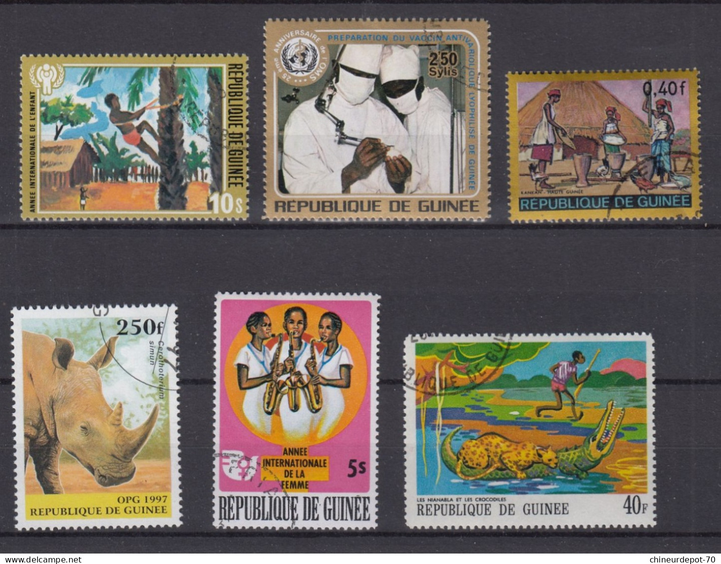 TIMBRES REPUBLIQUE DE GUINEE - Guinée (1958-...)