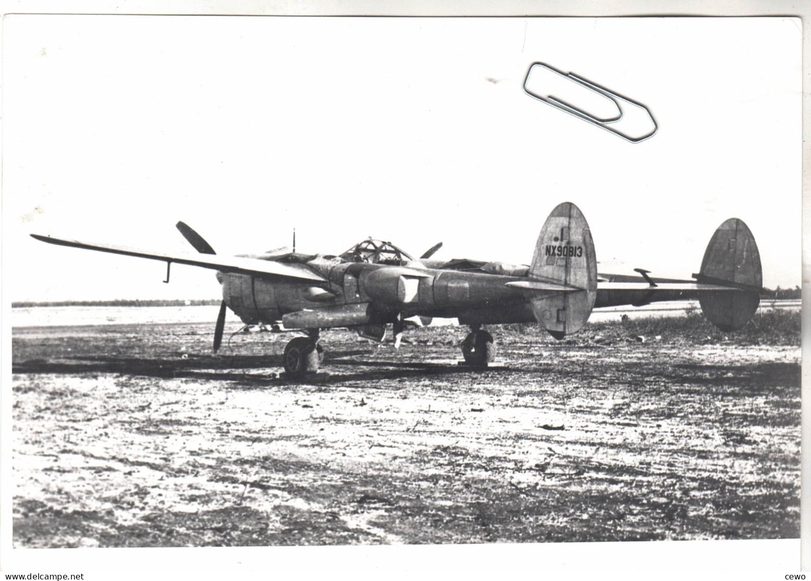 PHOTO AVION  AVIATION  P-38 LIGHTNING - Aviación